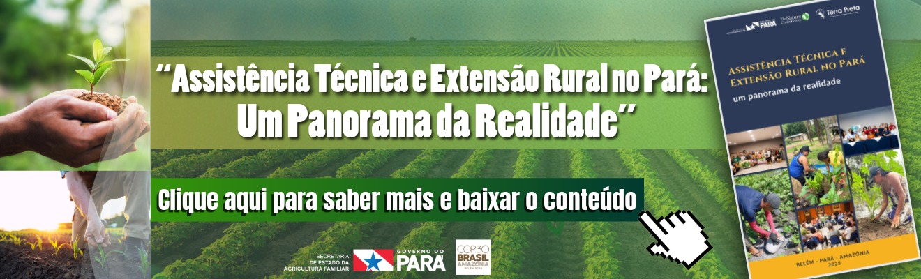 Clique aqui e acesse o livro Assistência Técnica e Extensão Rural no Pará – Um panorama da realidade 